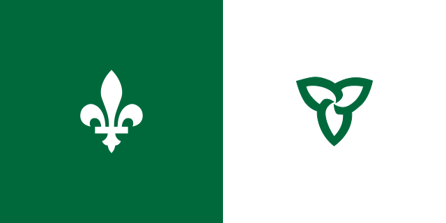Flagge der Franko-Ontarier