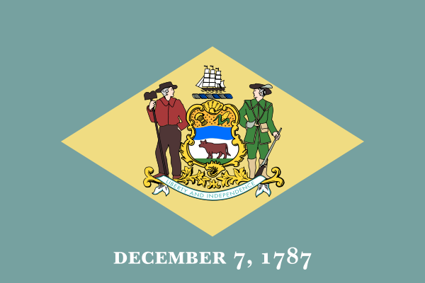 File:Flag of Delaware.svg