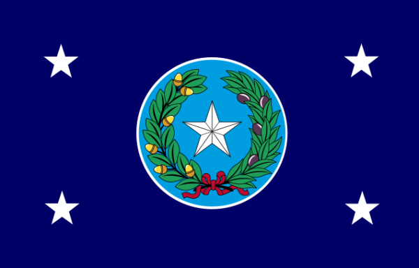 Gouverneursflagge von Texas