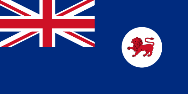 Die Flagge von Tasmanien
