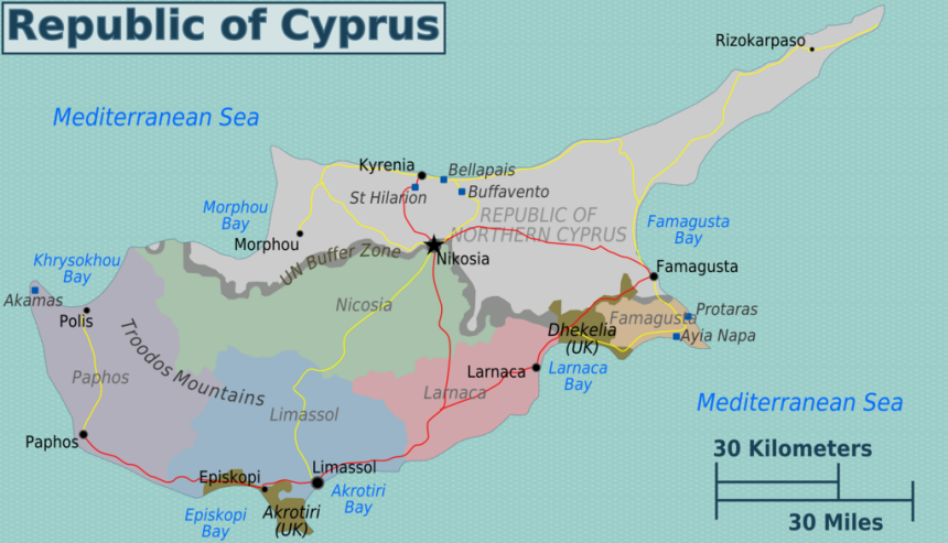 Zeitzone Zypern