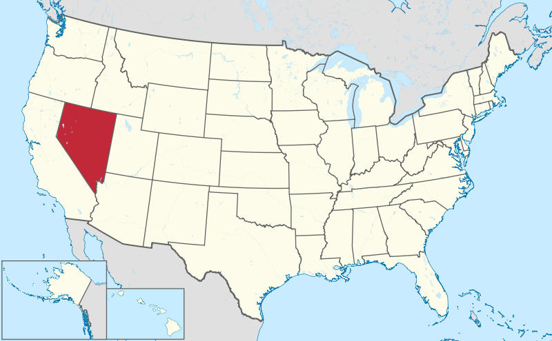 File:Nevada in United States.svg