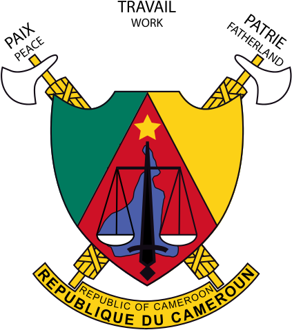 Das Wappen von Kamerun