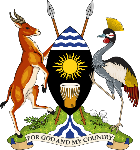 Das Wappen von Uganda