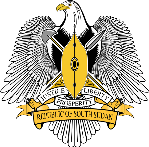 Das Wappen vom Südsudan