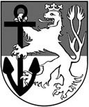 Wappenzeichen Düsseldorf schwarz/weiß