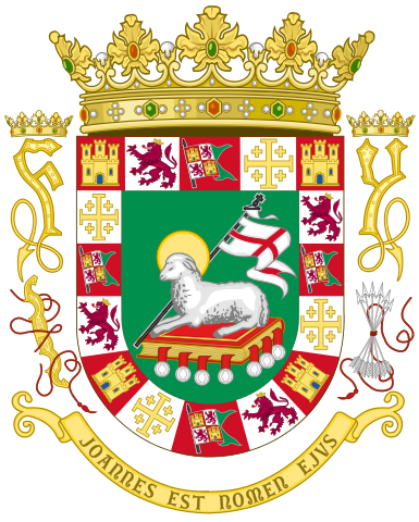 Das Wappen von Puerto Rico