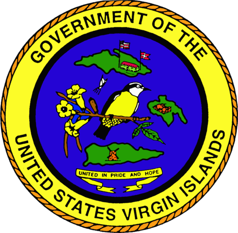 Das Wappen der Amerikanische Jungferninseln
