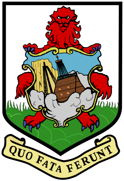 Das Wappen von Bermuda
