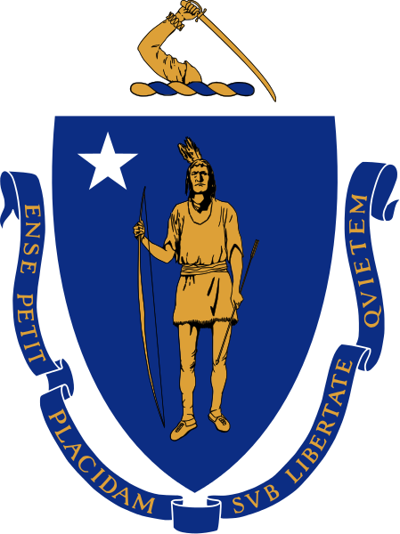 Das Wappen von Massachussetts