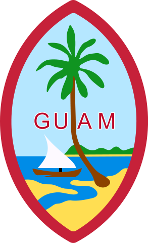 Das Wappen von Guam