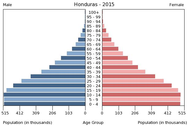 Bevölkerungspyramide 2015