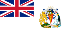 Flagge des Britischen Antarktisterritorium
