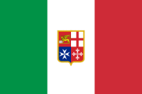 Die italienische Handelsflagge