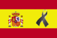 Die Inoffizielle Trauerflagge Spaniens