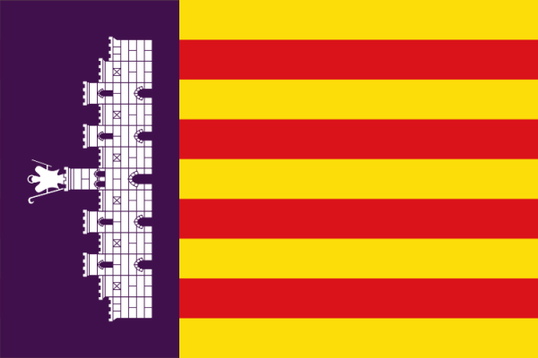 Flagge von Mallorca