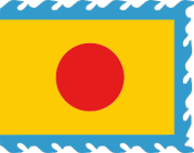 Flagge der Nguyễn-Dynastie 1802 - 1885