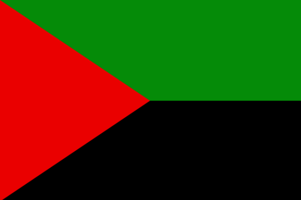 Flagge Rot Schwarz Grün