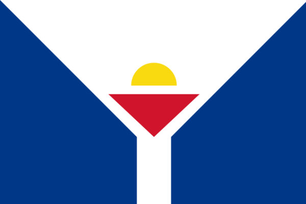 Inoffizielle Flagge von Saint-Martin