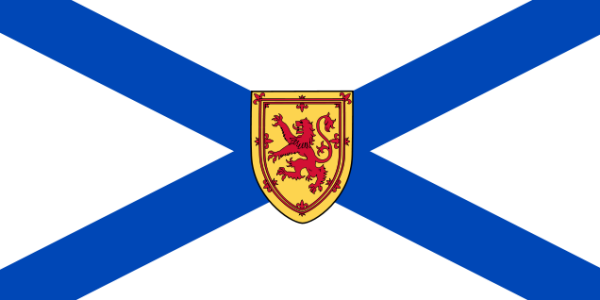 Die Flagge von Nova Scotia