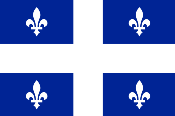 Flagge von Quebéc