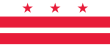 Flagge des Districts of Columbia