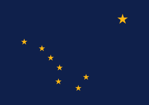 Die Flagge Von Alaska Flag Of Alaska