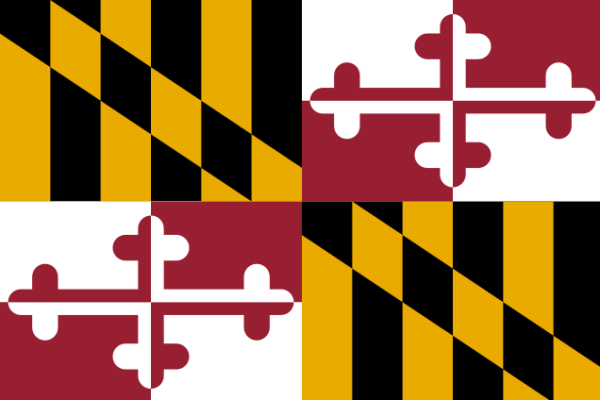 Die Flagge Marylands