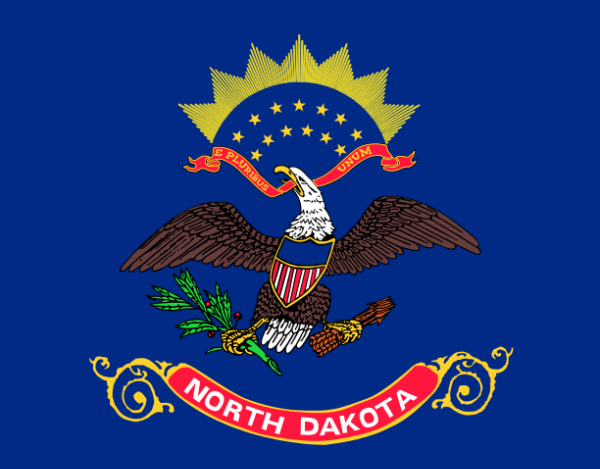  Flagge von North Dakota