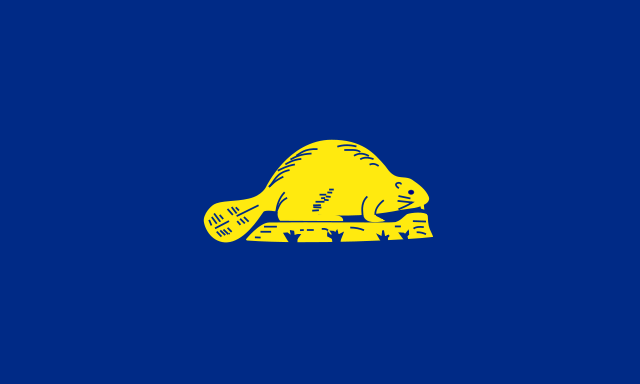 Flagge Oregons (Rückseite)