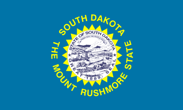  Flagge von South Dakota