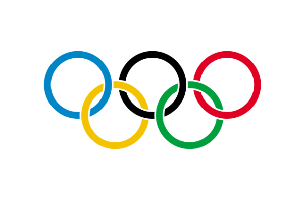 Grafik: Die olympische Flagge