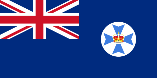 Die Flagge von Queensland