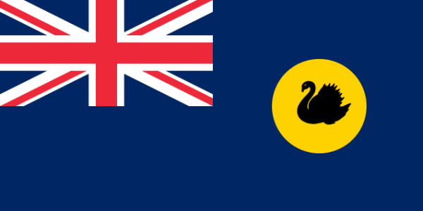 Die Flagge von Western Australia