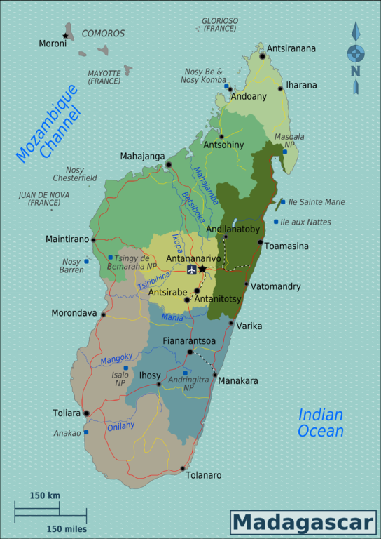 Wikivoyage Karte Madagaskar