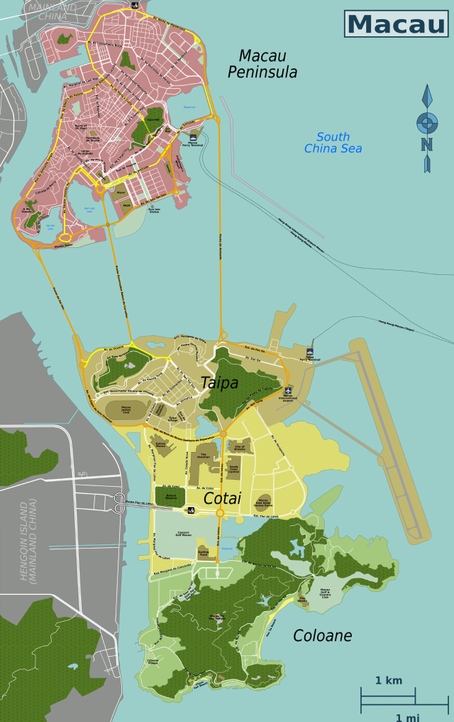 Wikivoyage Karte von Macau