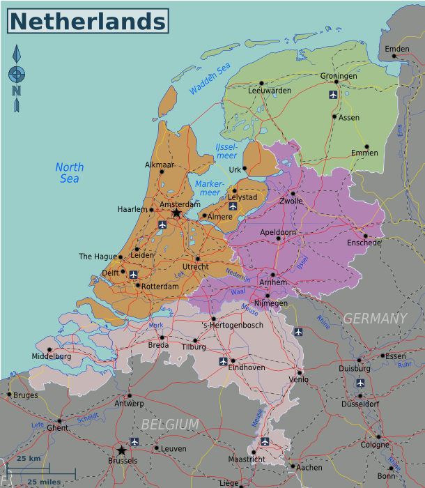  Map of the Netherlands