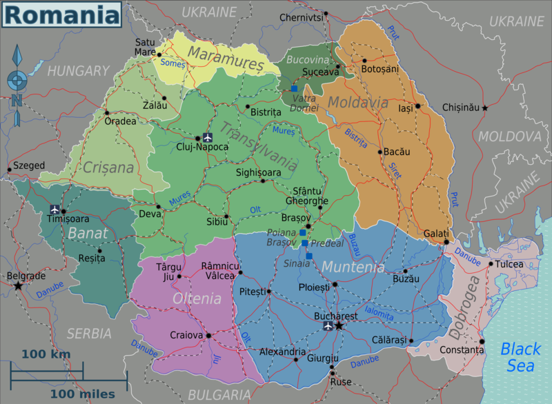 File:Romania Regions map.png