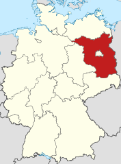 Lagekarte Brandenburg
