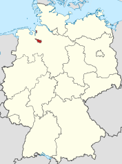 Lagekarte Bundesland Bremen