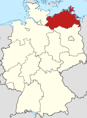 Lagekarte Mecklenburg-Vorpommern