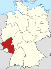 Lagekarte Rheinland-Pfalz