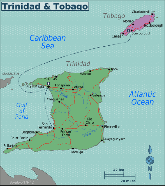 File:Trinidad and Tobago Regions map.png