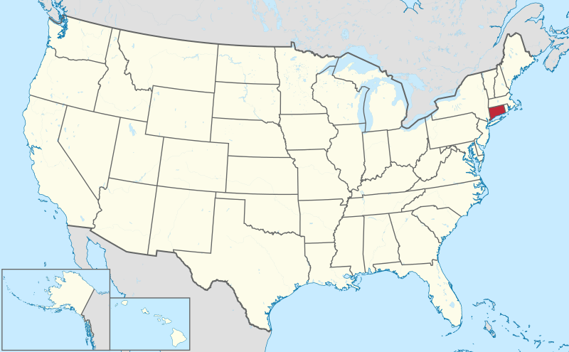 File:Connecticut in United States.svg