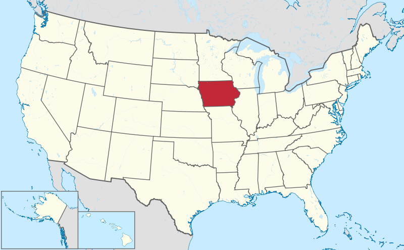 File:Iowa in United States.svg
