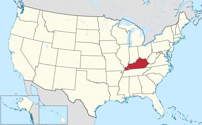 File:Kentucky in United States.svg
