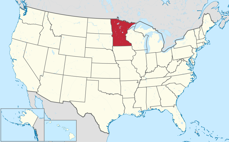 File:Minnesota in United States.svg
