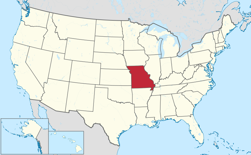 File:Missouri in United States.svg