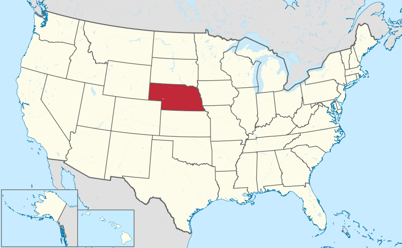 File:Nebraska in United States.svg
