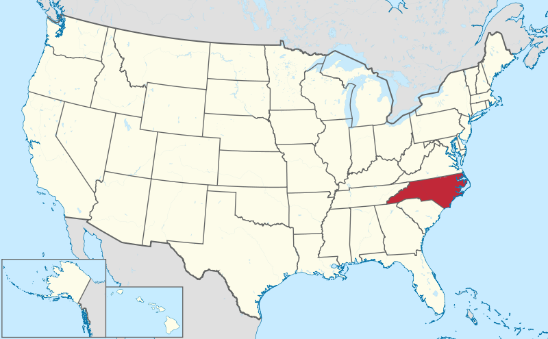 File:North Carolina in United States.svg